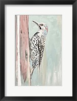 Beige Woodpecker II Fine Art Print
