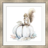 Squirrel and Pumpkin II Fine Art Print
