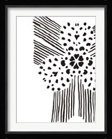 Black and White Design II Framed Print