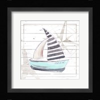 Explore Nautical III Framed Print