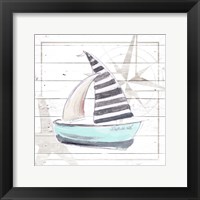 Explore Nautical III Framed Print