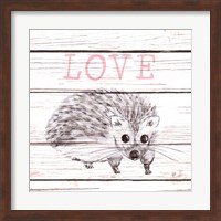 Hedgehog Love Fine Art Print