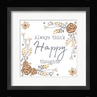 Brown Leaves Inspiration II Framed Print