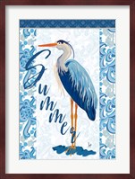 Summer Heron Fine Art Print