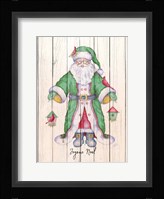 Santa & Cardinal II Framed Print