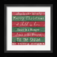 Holiday Chants II Framed Print