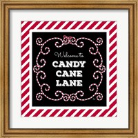Welcome to Candy Cane Lane Fine Art Print