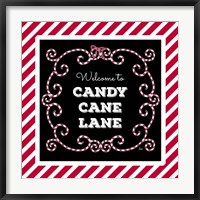 Welcome to Candy Cane Lane Fine Art Print