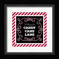 Welcome to Candy Cane Lane Fine Art Print