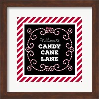 Welcome to Candy Cane Lane Fine Art Print