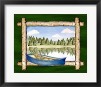 Framed Lake View III Fine Art Print