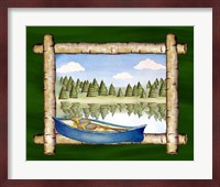 Framed Lake View III Fine Art Print
