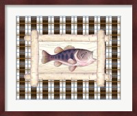 Framed Lake Fish I Fine Art Print