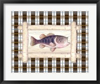 Framed Lake Fish I Fine Art Print
