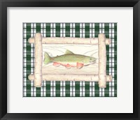 Framed Lake Fish II Fine Art Print