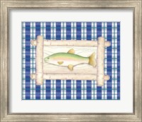 Framed Lake Fish III Fine Art Print