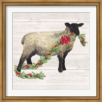 Christmas on the Farm V Sheep Fine Art Print