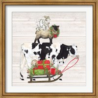 Christmas on the Farm VII Trio Facing right Fine Art Print