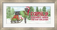 Dog Days of Christmas - Family Gathers Fine Art Print
