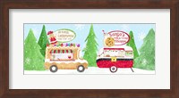 Food Cart Christmas panel II Fine Art Print