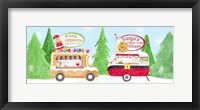 Food Cart Christmas panel II Fine Art Print