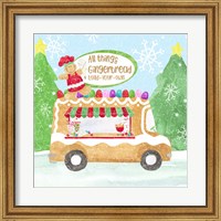 Food Cart Christmas I Gingerbread Fine Art Print