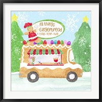 Food Cart Christmas I Gingerbread Fine Art Print