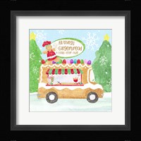 Food Cart Christmas I Gingerbread Framed Print