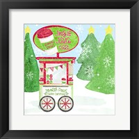 Food Cart Christmas II Jingle Java Framed Print