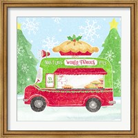 Food Cart Christmas III Mrs Clause Pies Fine Art Print