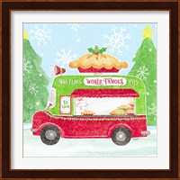Food Cart Christmas III Mrs Clause Pies Fine Art Print