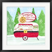 Food Cart Christmas IV Santas Milk and Cookies Fine Art Print