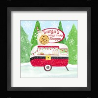 Food Cart Christmas IV Santas Milk and Cookies Fine Art Print