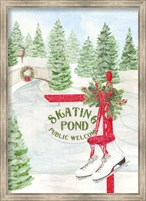 Sleigh Bells Ring - Skating Pond Fine Art Print