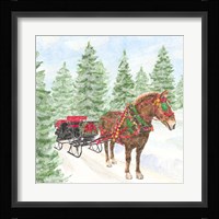 Sleigh Bells Ring III Sleigh Ride Framed Print
