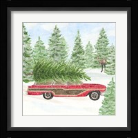 Sleigh Bells Ring IV Tree Day Framed Print