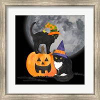 Fright Night Friends I Black Cat Fine Art Print