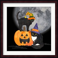 Fright Night Friends I Black Cat Fine Art Print