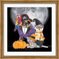 Fright Night Friends III Pirate Pug Fine Art Print