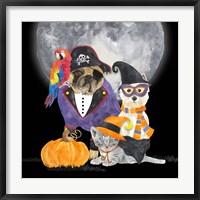 Fright Night Friends III Pirate Pug Fine Art Print
