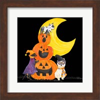 Fright Night Friends IV Pumpkin Stack Fine Art Print