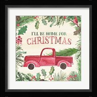 New England Christmas II Framed Print