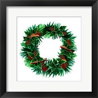 Christmas Hinterland IV Wreath Fine Art Print