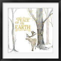 Christmas Forest III Peace on Earth Fine Art Print