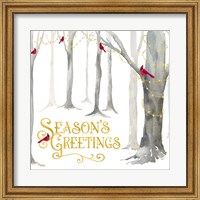 Christmas Forest IV Seasons Greetings Fine Art Print