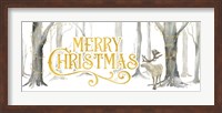 Christmas Forest panel I-Merry Christmas Fine Art Print