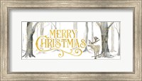 Christmas Forest panel I-Merry Christmas Fine Art Print