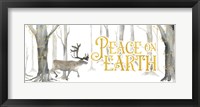 Christmas Forest panel II-Peace on Earth Fine Art Print