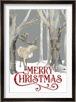 Christmas Forest portrait I-Merry Christmas Fine Art Print