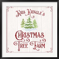 Vintage Christmas Signs VI-Tree Farm Fine Art Print